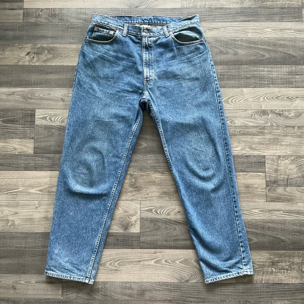 38x32 VTG Levi's 550 Relaxed Fit Tapered Leg Jeans Men’s Blue Denim 550-0290 USA